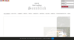 Desktop Screenshot of hotelsonnblick.at