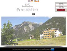 Tablet Screenshot of hotelsonnblick.at